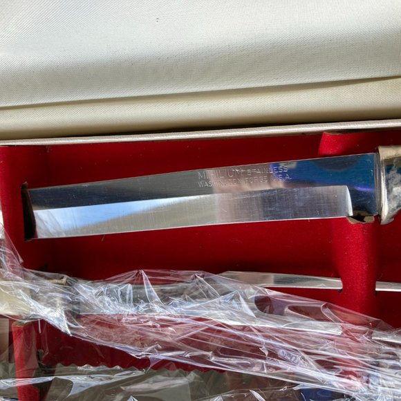 Vintage Forgecraft Carving Cutlery Set - Picture 5 of 6